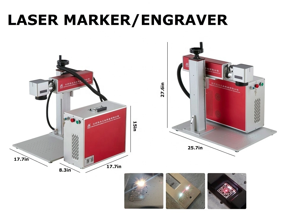 Dog Pet Tag 20W Optical Fiber Laser Marker Engraving Machine