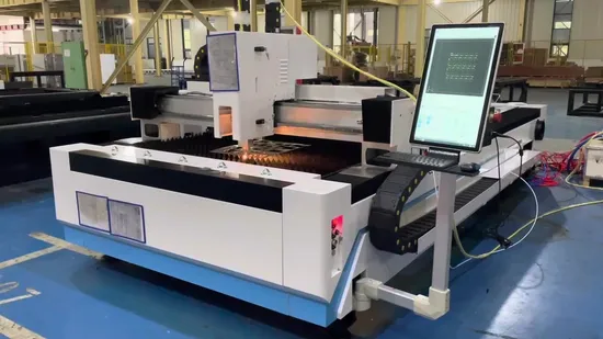 3015 2060 Metal Steel Iron Sheet 1500W 3000W Fiber Laser Cutting Machine for Sale 