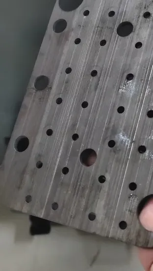Stainless Steel Metal Sheet Drilling Hole Precision Drilling Laser Machine Hole Laser Cutting Machine 