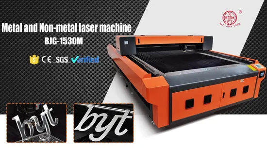 Bytcnc 1325 1530 CO2 150W 280W 300W CNC Mixed Laser Cutting Machine for Metal Steel and Nonmetal 